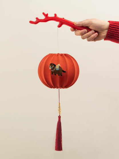 🏮 Year of the Horse Fabric Lantern