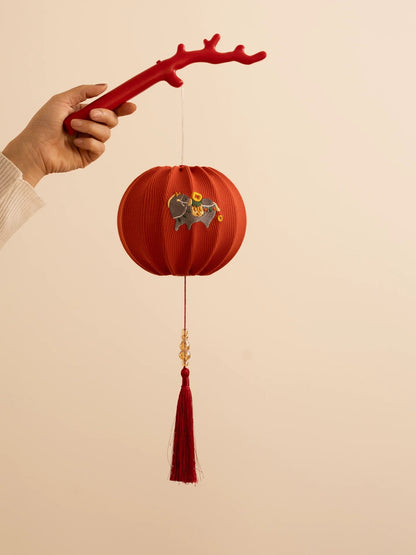 🏮 Year of the Horse Fabric Lantern